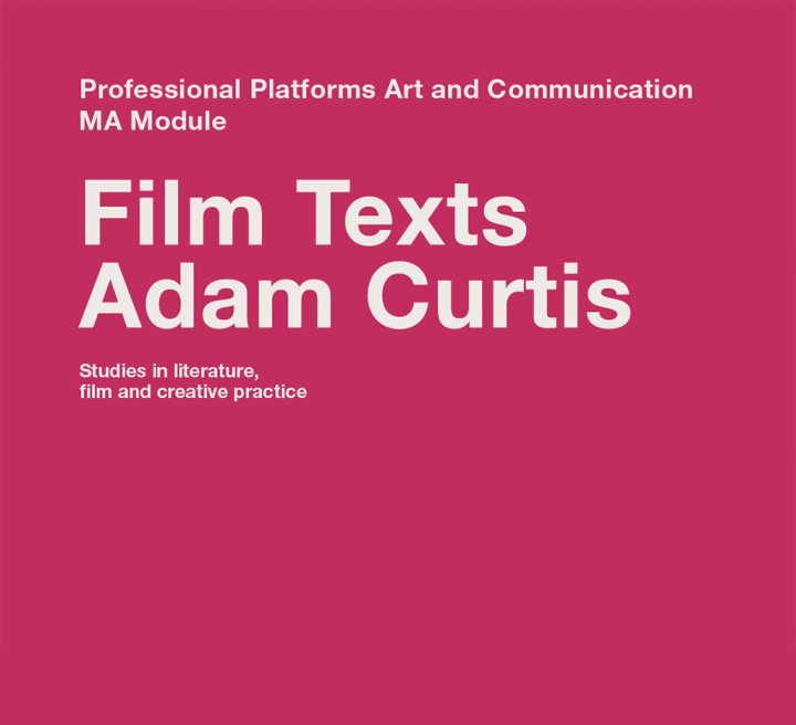 Film Texts: Adam Curtis